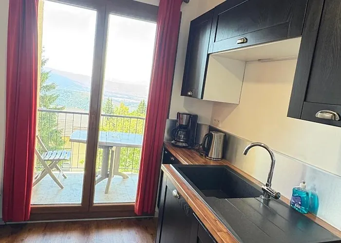 Confortable Appartement Familial, Vue, Baignoire Appartamento Font-Romeu-Odeillo-Via